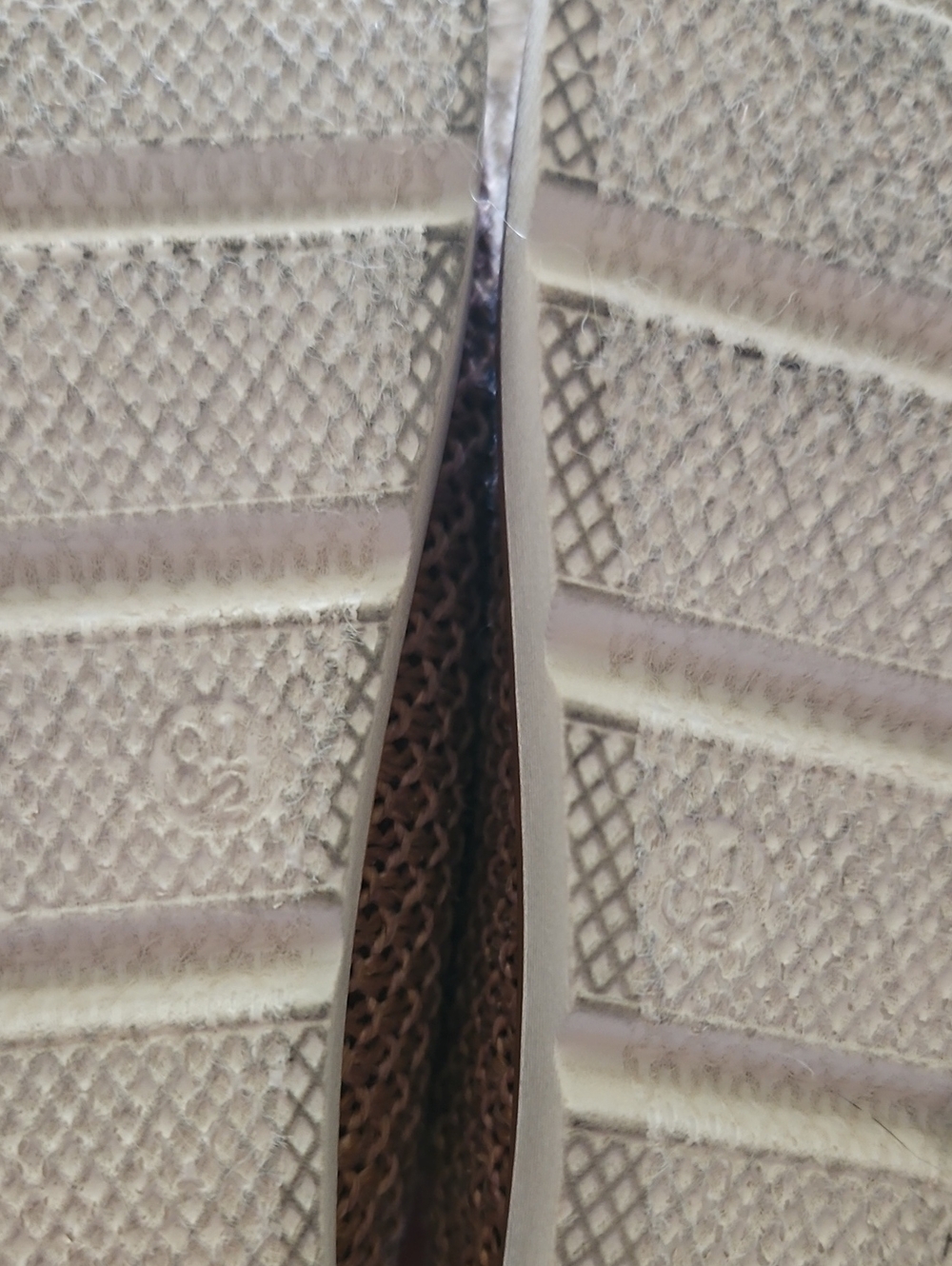 Pierre Dumas Women's Taupe Knit Slide Sandals with Buckle Size 8.5 - Picture 7 of 7